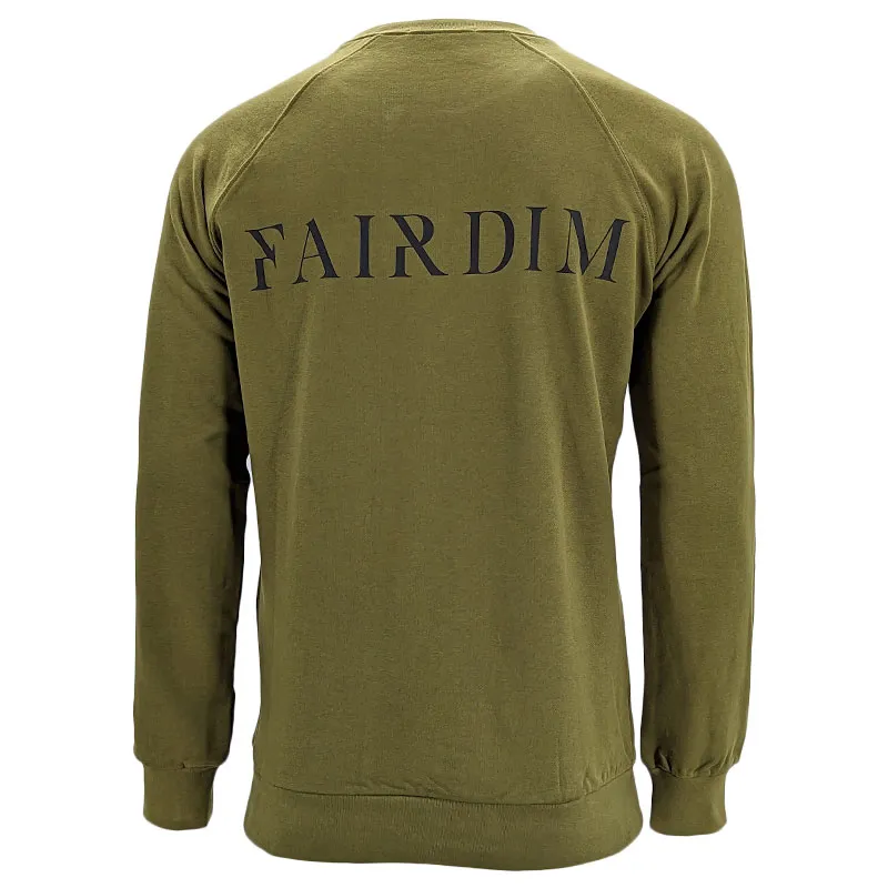 mens sweatshirts long sleeve plain crew neck warm casual olive0