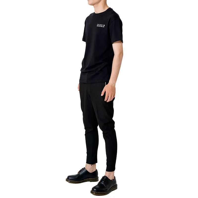 mens t shirt basic short sleeve crew neck cotton summer casual black0