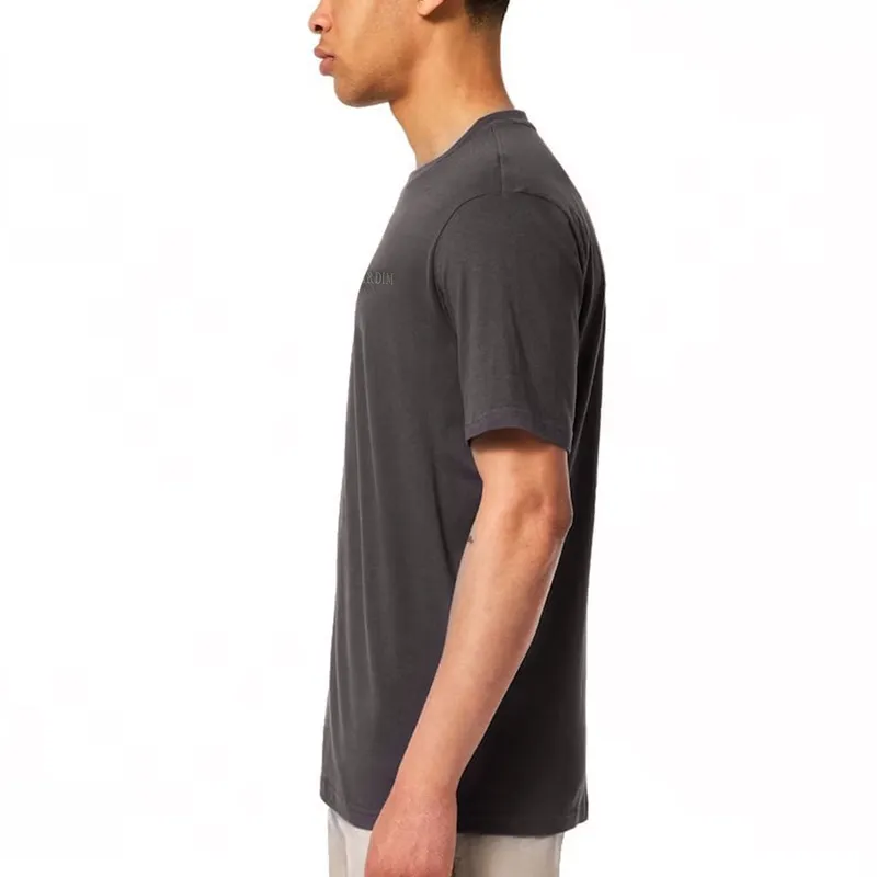 mens t shirt short sleeve basic summer tee plain crew neck casual burgundy3
