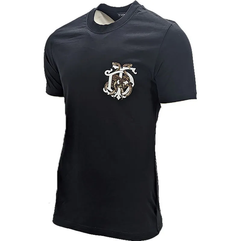 mens t shirts graphic short sleeved cotton summer black white casual black1