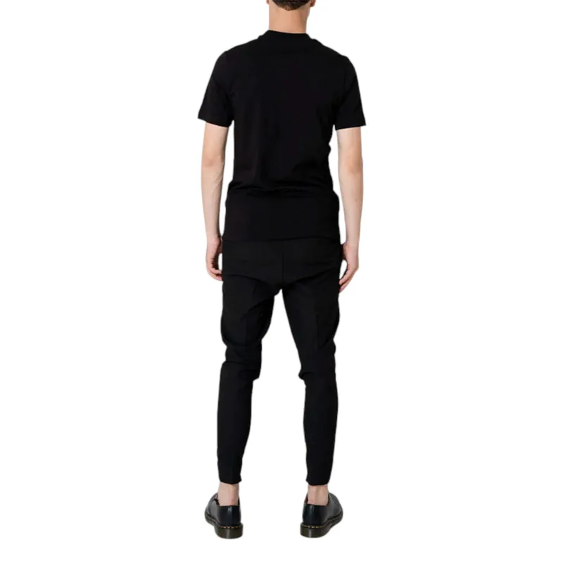 mens t shirts printed graphic short sleeves crew neck casual black1