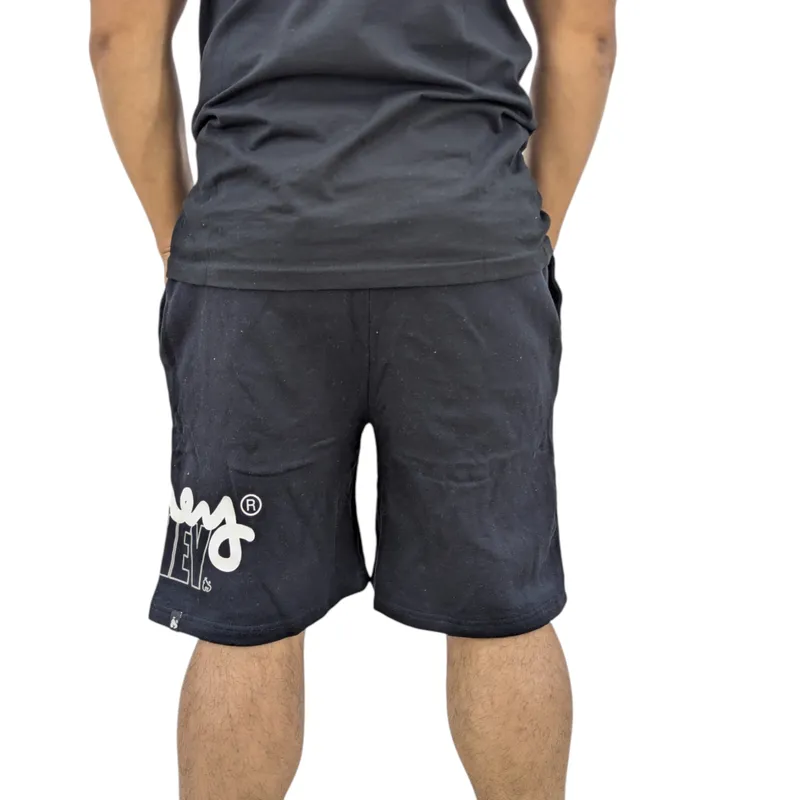money clothing mens black shorts casual cotton stretch summer half pants0
