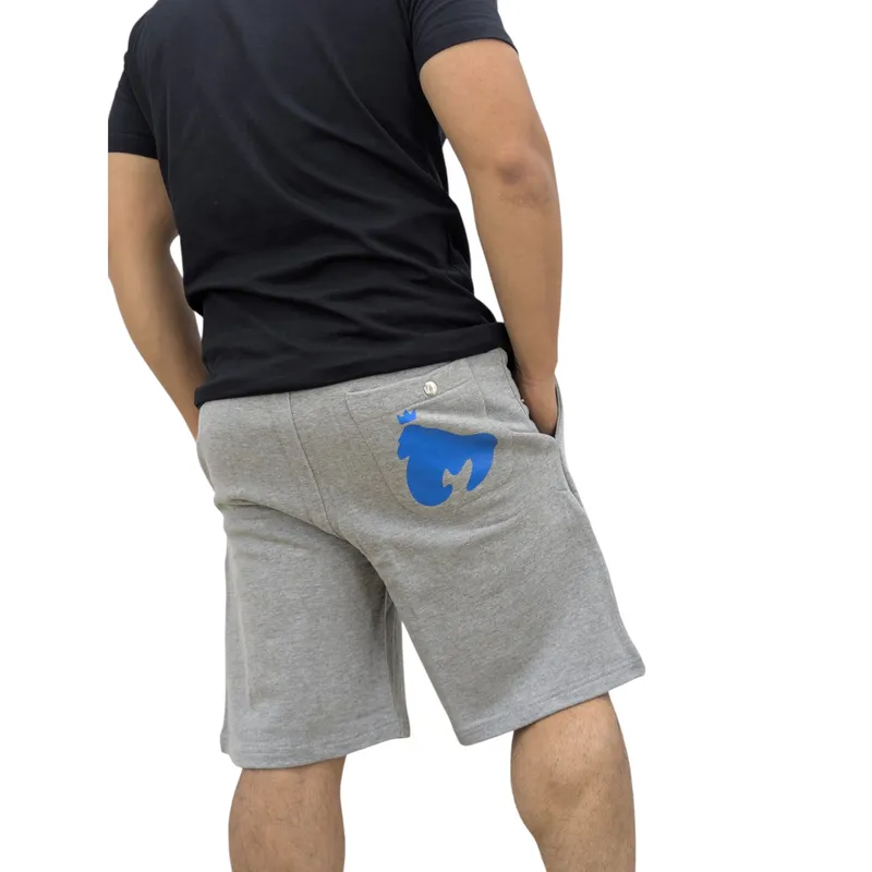 money clothing mens blue money casual cotton summer shorts2
