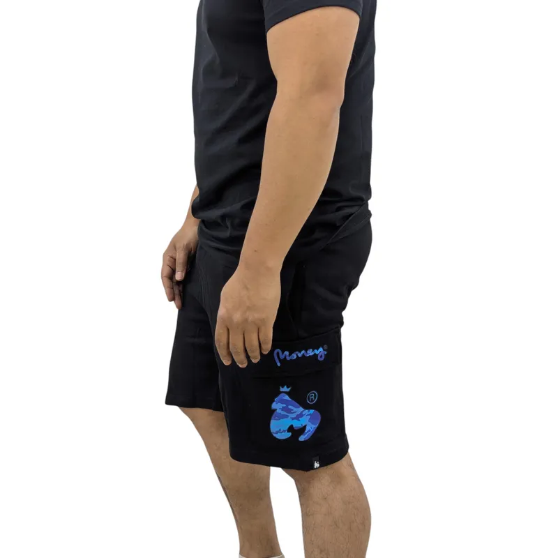 money clothing mens cargo shorts beach wear casual cotton summer half pants1