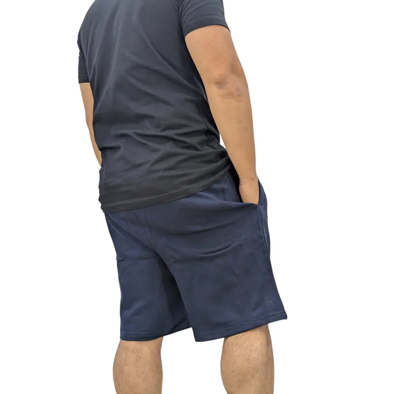 money clothing mens navy shorts casual cotton stretch summer half pants3