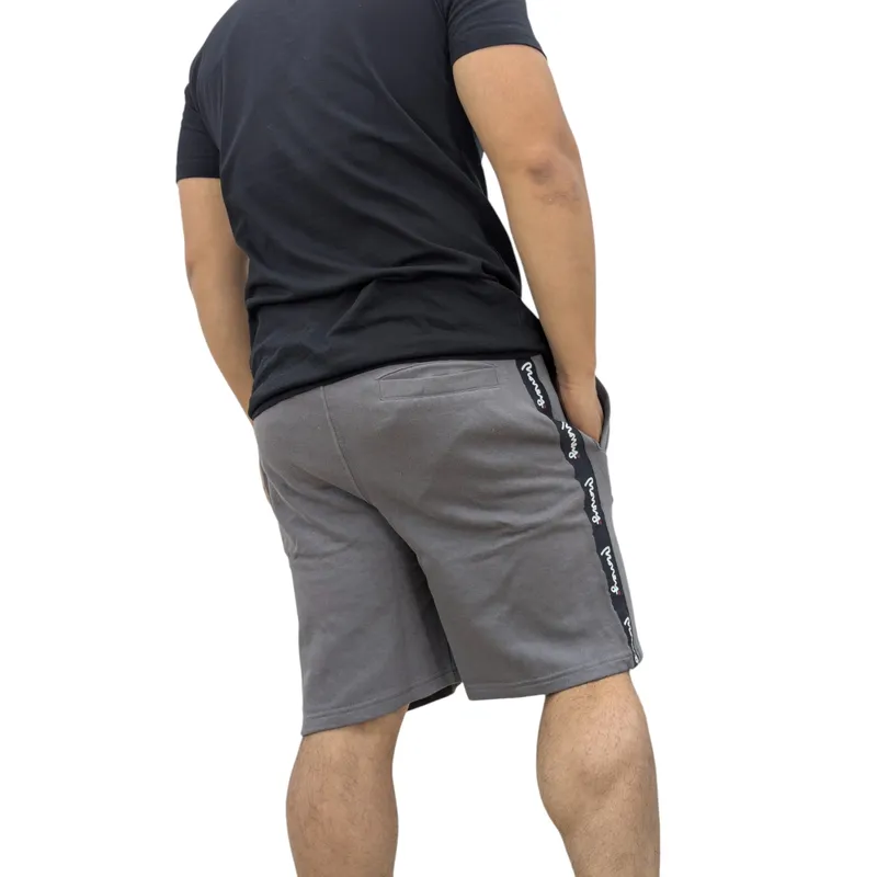 money clothing mens shorts dark grey casual cotton stretch summer shorts2