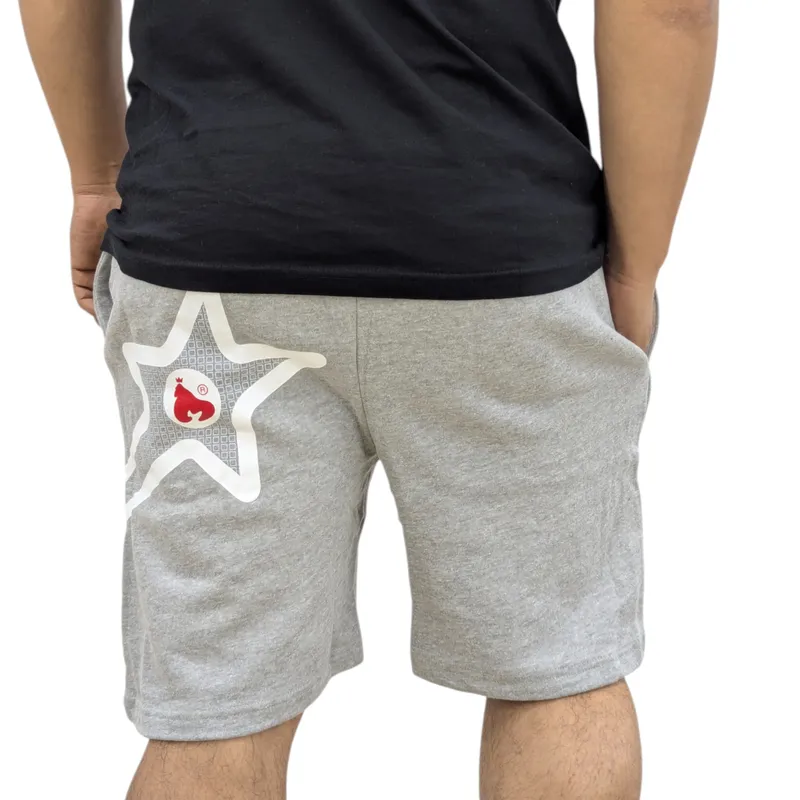 money clothing mens shorts sig star beach wear half pants grey2