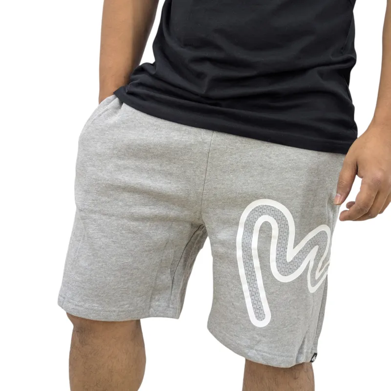 money clothing mens shorts sig star beach wear half pants grey3