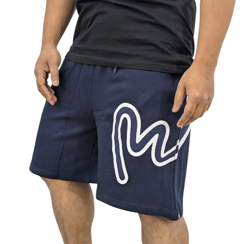 money clothing mens shorts sig star beach wear half pants navy1