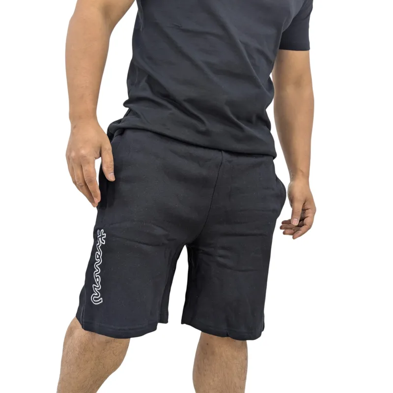money mens summer shorts beach wear casual cotton stretch black0