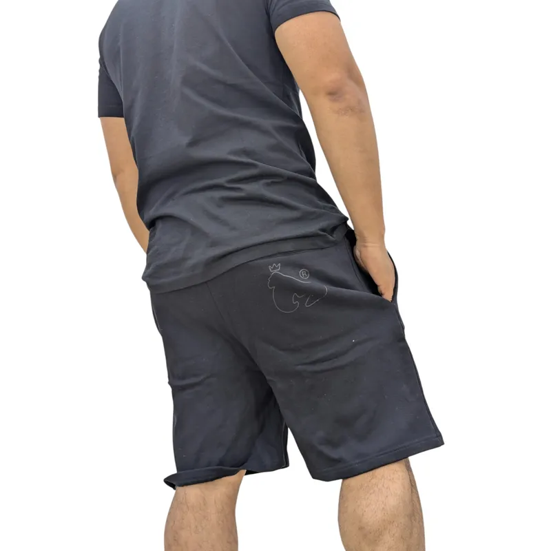 money mens summer shorts beach wear casual cotton stretch black4