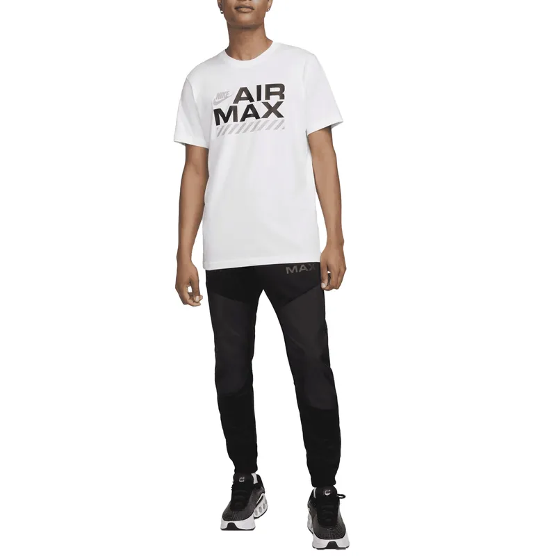 nike air max mens t shirts casual graphic tee white6