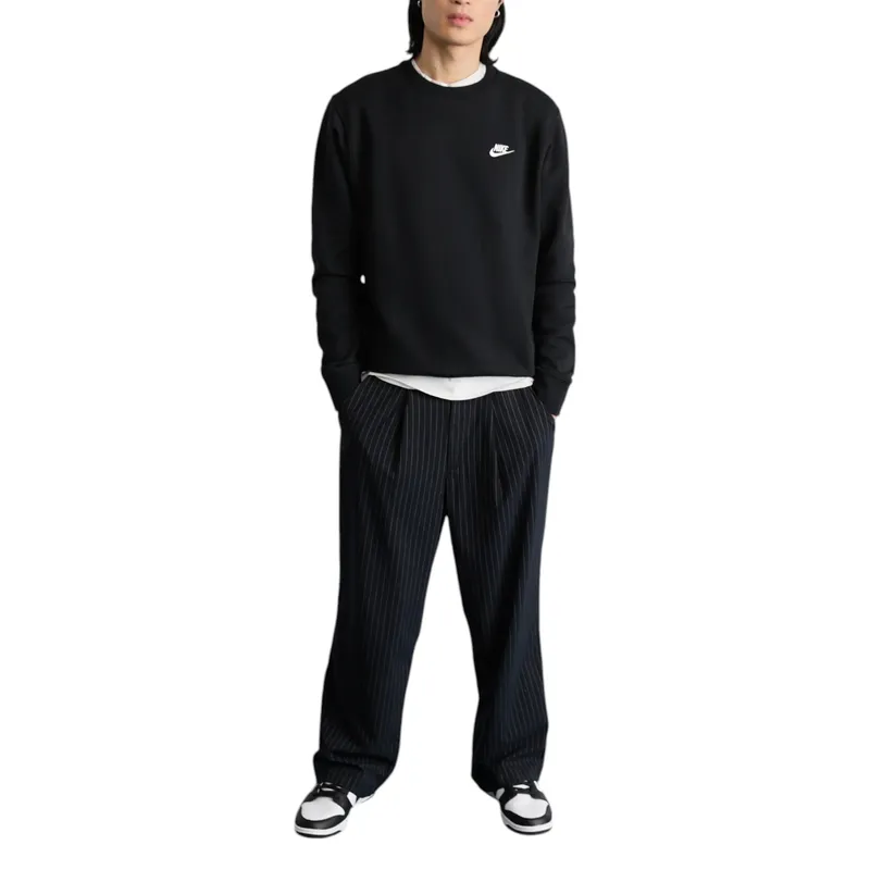 nike bv2662 men's sweatshirt club fleece sportswear black0