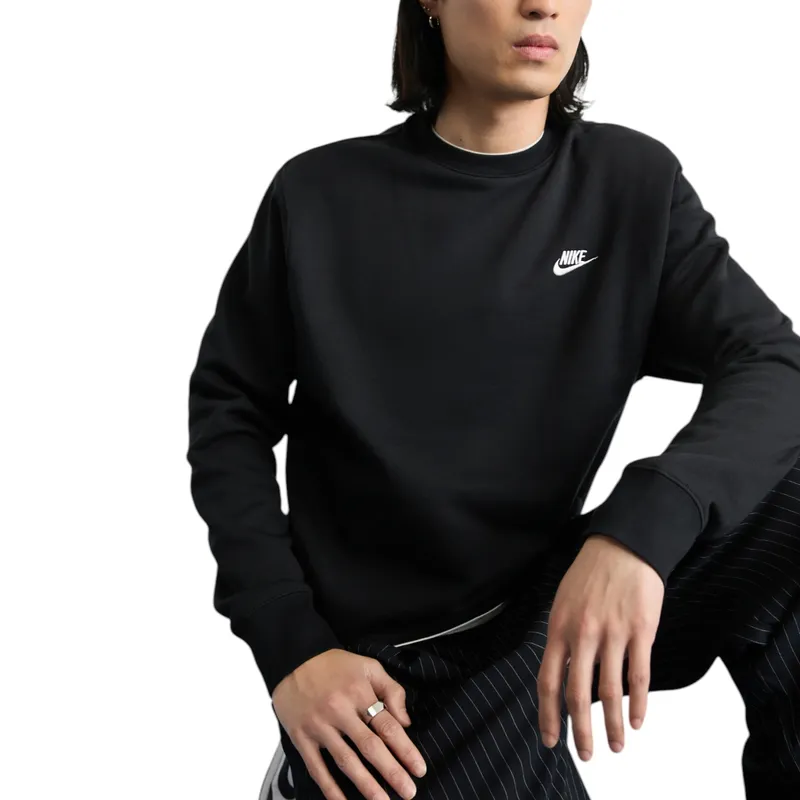 nike bv2662 men's sweatshirt club fleece sportswear black1