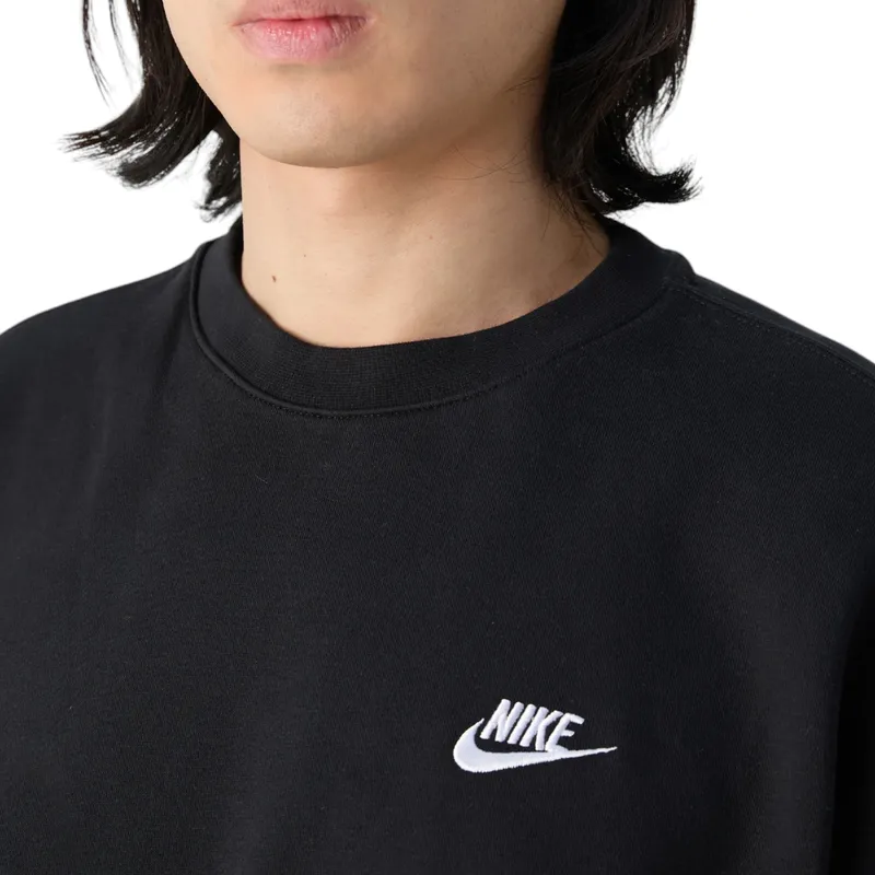 nike bv2662 men's sweatshirt club fleece sportswear black4