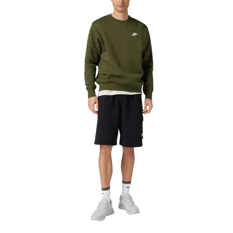 nike bv2662 men's sweatshirt club fleece sportswear green1