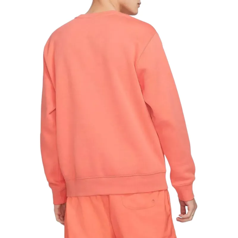 nike bv2662 men's sweatshirt club fleece sportswear light pink0