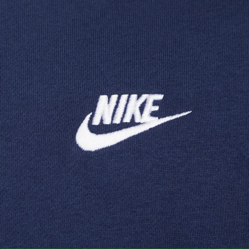 nike bv2662 men's sweatshirt club fleece sportswear navy0