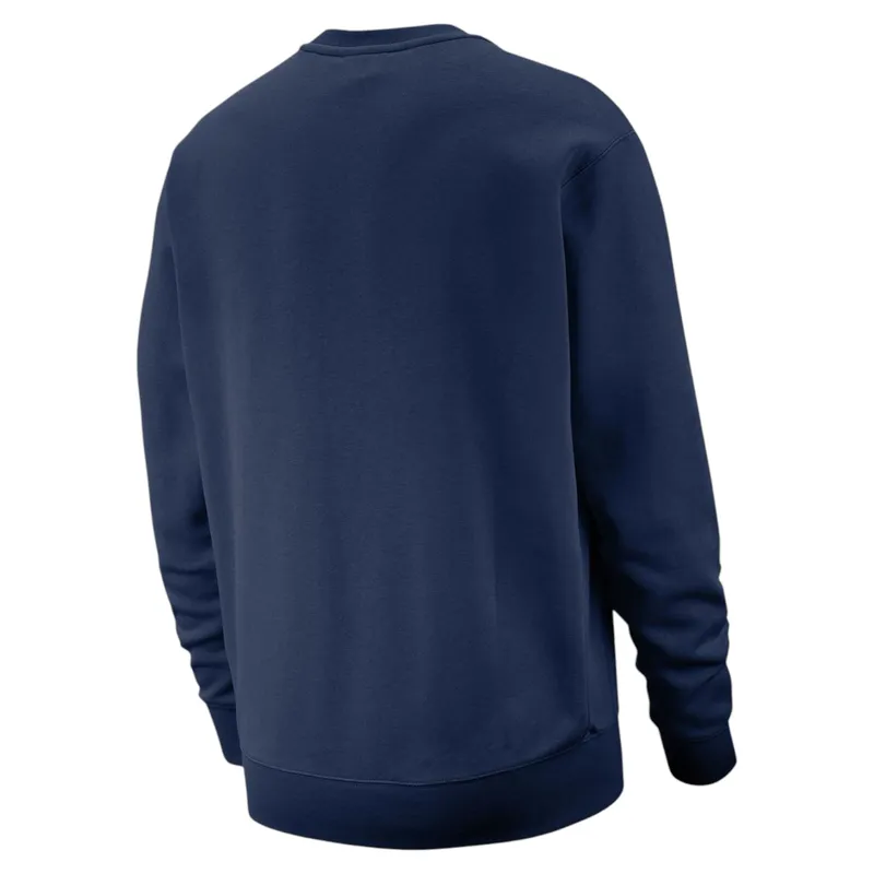 nike bv2662 men's sweatshirt club fleece sportswear navy2