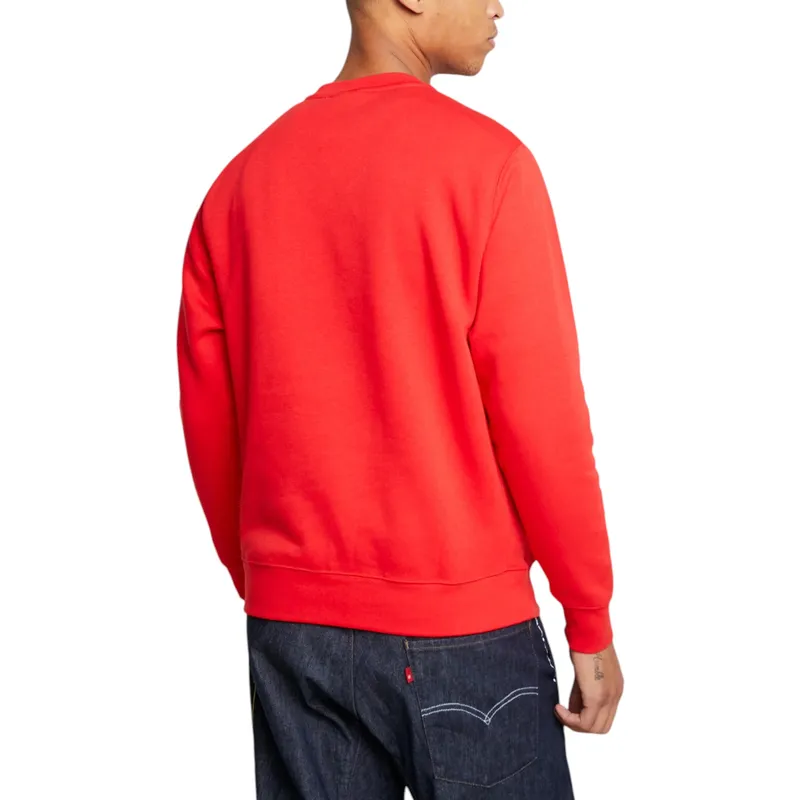 nike bv2662 men's sweatshirt club fleece sportswear red2