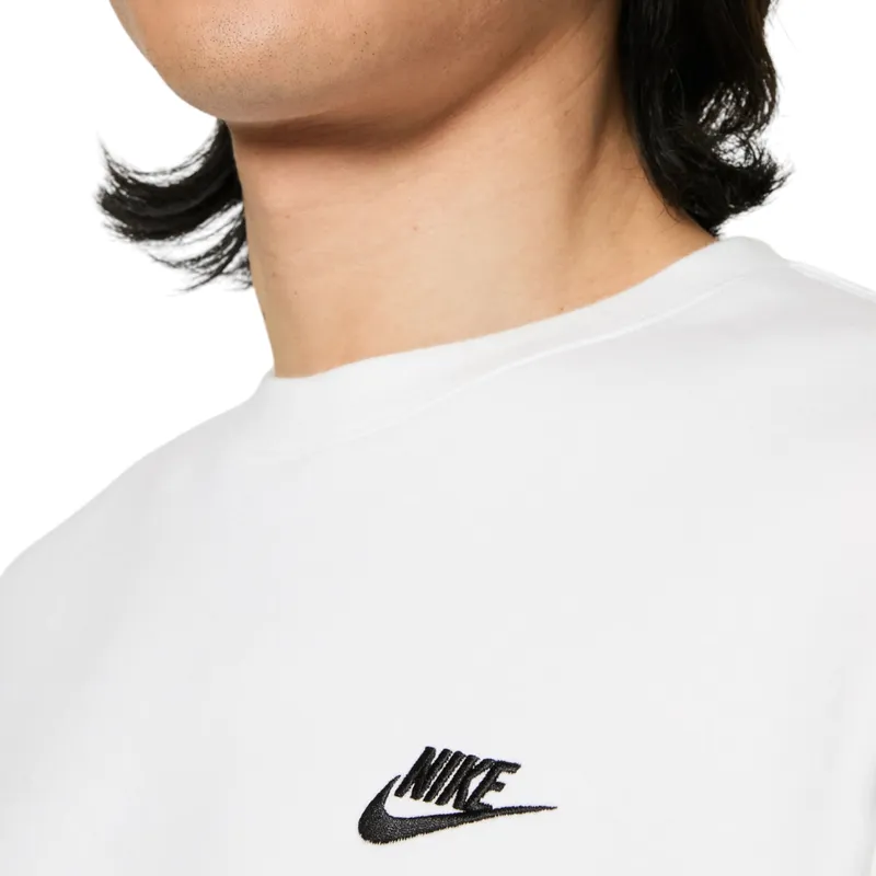nike bv2662 men's sweatshirt club fleece sportswear white3
