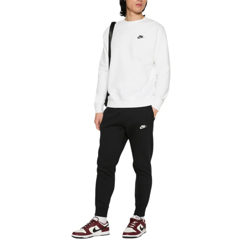 nike bv2662 men's sweatshirt club fleece sportswear white5