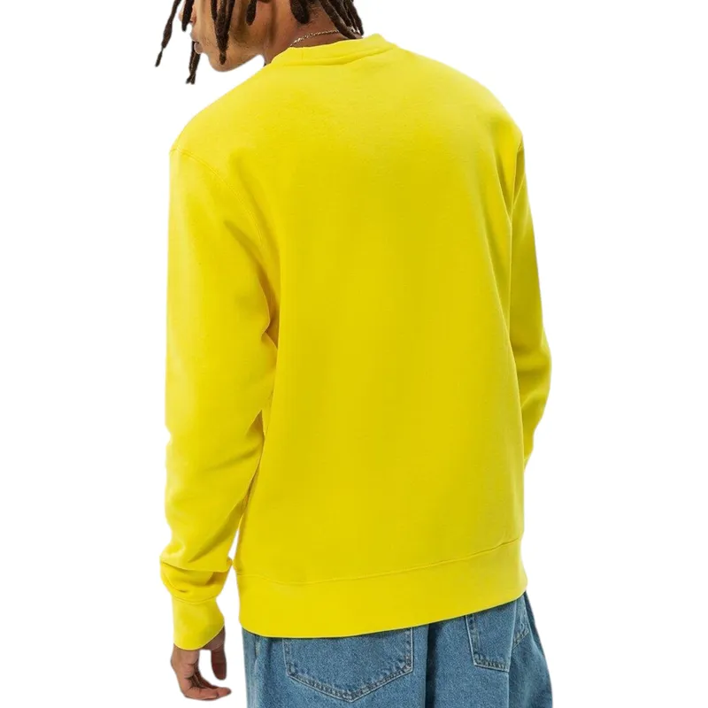 nike bv2662 men's sweatshirt club fleece sportswear yellow2