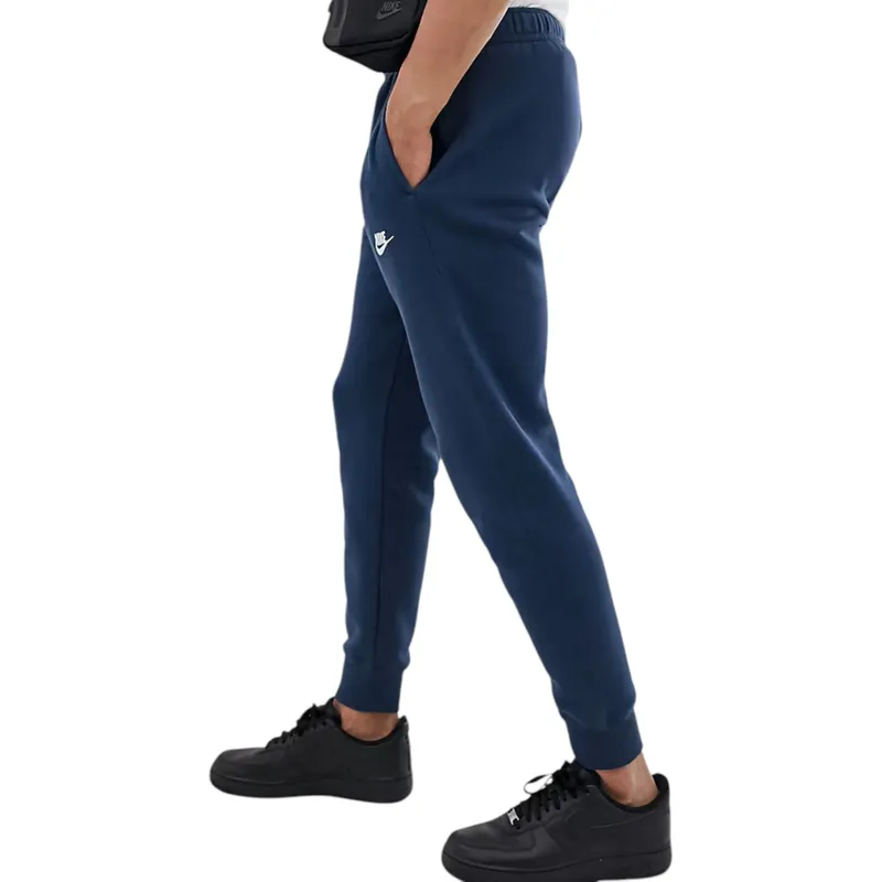 nike club mens jogger 826431 sportswear trouser casual bottom navy1