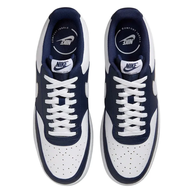 nike court vision low mens trainers navy low cut lace up mens running sneakers5