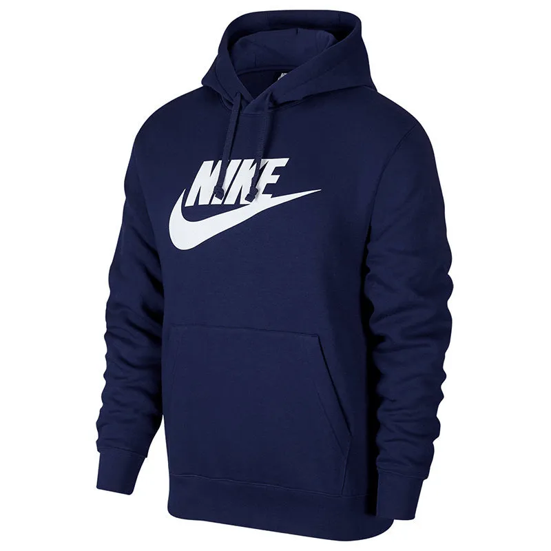 nike mens hoodie bv2973 sportswear club pullover sweat blue0