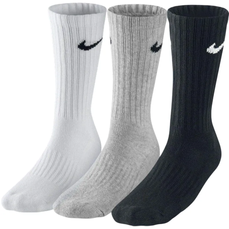nike sx4508 mens crew socks everyday cushioned 3 pack dri-fit trainers socks1