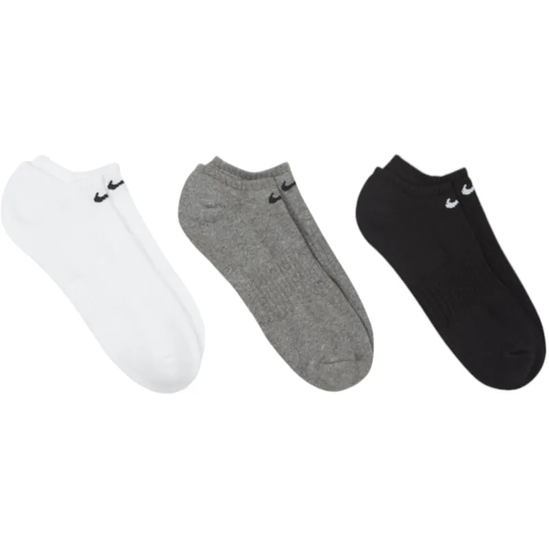 nike sx7673 mens ankle socks 3 pack regular stretch cotton low cut trainer socks0