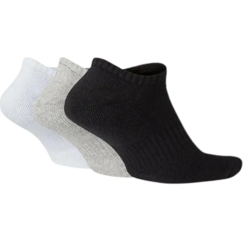 nike sx7673 mens ankle socks 3 pack regular stretch cotton low cut trainer socks1