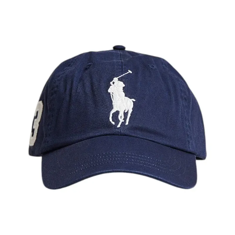 polo ralph lauren mens caps big pony chino ball cap blue0