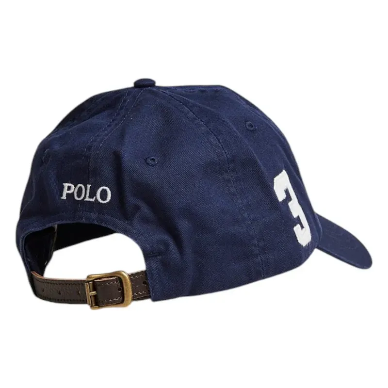 polo ralph lauren mens caps big pony chino ball cap blue1