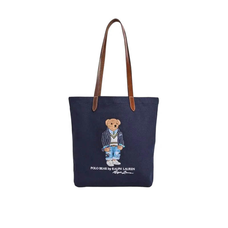 polo ralph lauren mens tote bag leather handle travel bag4