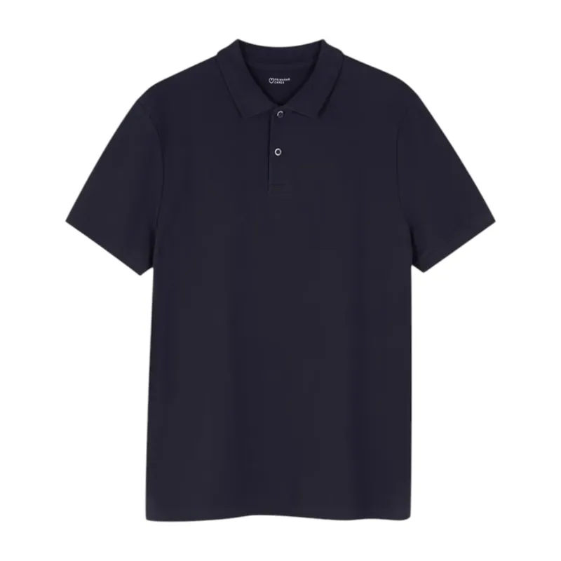 primark mens polo short sleeve crew neck casual cotton tee navy3