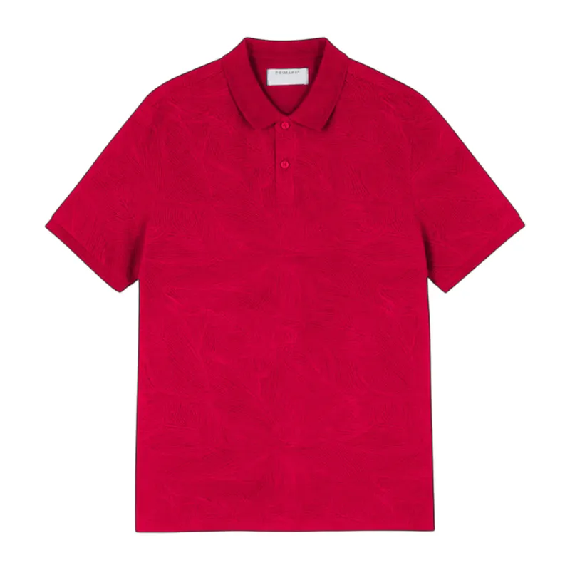 primark mens polo short sleeve crew neck casual cotton tee red3