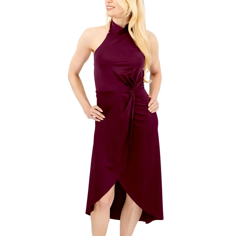 ted baker womens halter neck midi dress party ball gown2