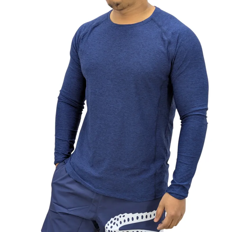 tee jays mens t shirt denim blue7