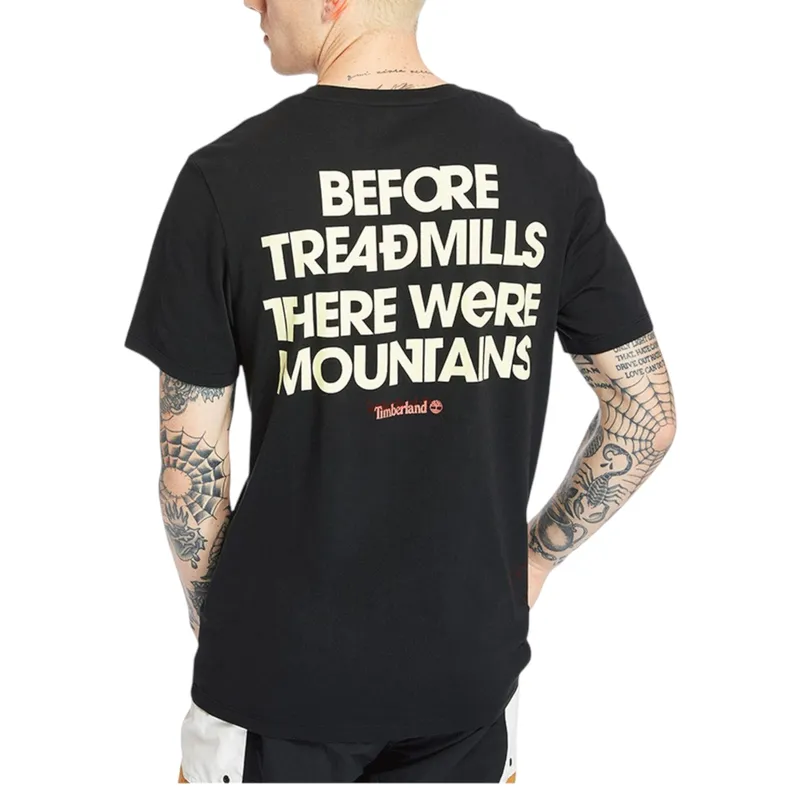 timberland a2dv3 back print mens t shirts pullover casual top black0