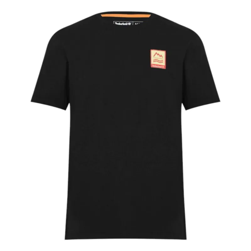 timberland a2dv3 back print mens t shirts pullover casual top black1