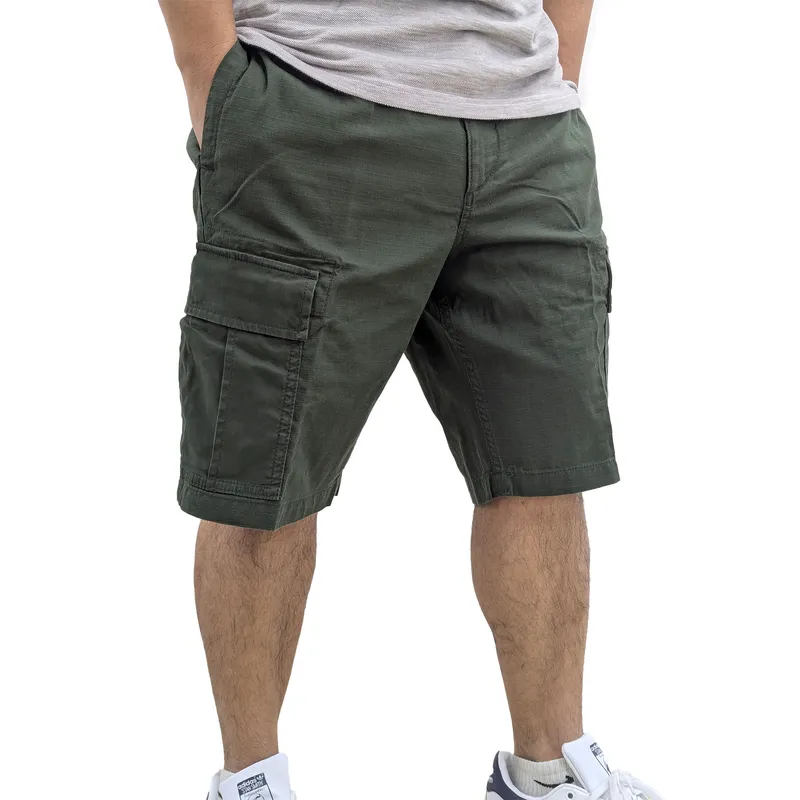timberland mens cargo shorts twill summer half pants forest green0