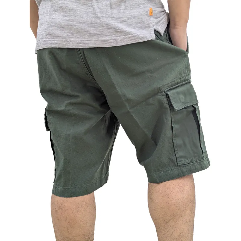 timberland mens cargo shorts twill summer half pants forest green2