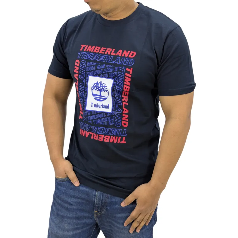 timberland mens t shirts casual  black0
