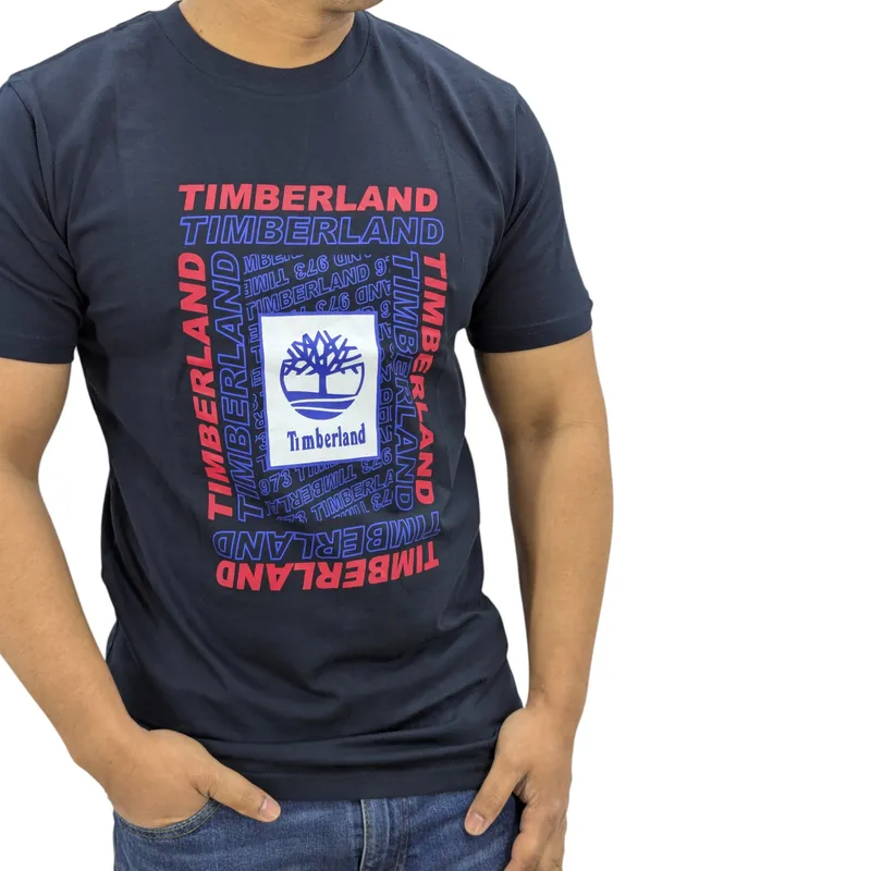 timberland mens t shirts casual  black1