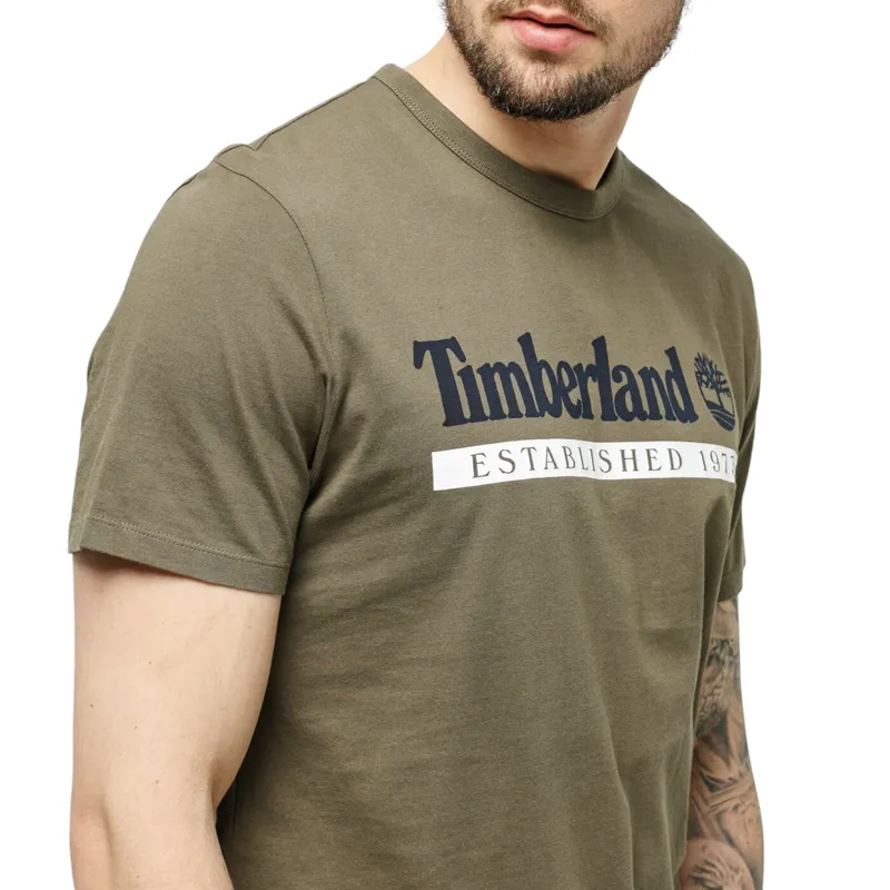 timberland mens t shirts logo print casual cotton tee4