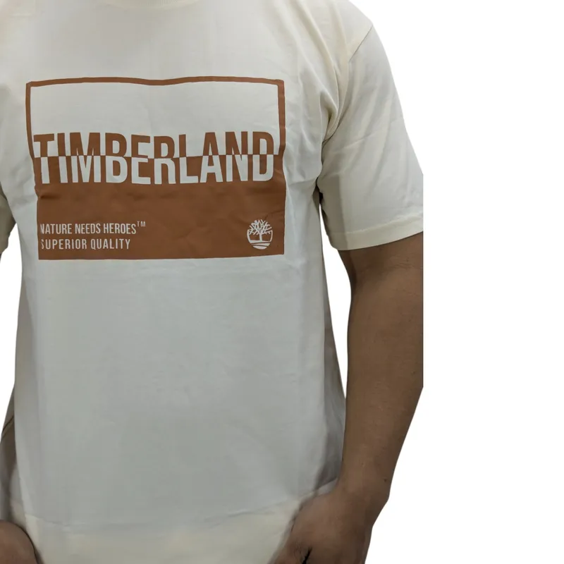 timberland mens t shirts off white1
