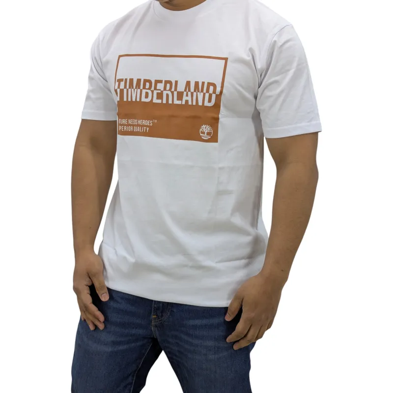 timberland mens t shirts white0