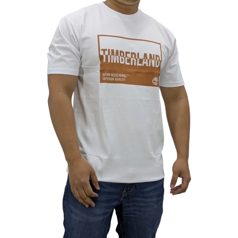 timberland mens t shirts white2
